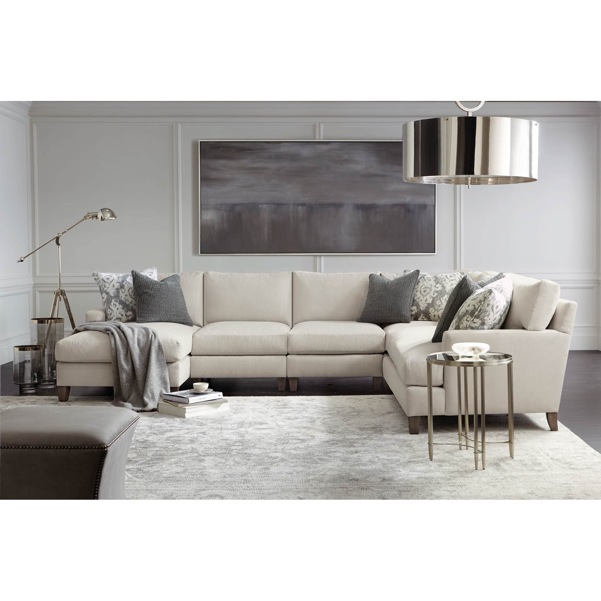 Bernhardt Mila K1687 5548 100 Mila Fabric Sectional Belfort